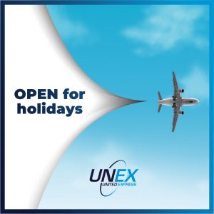 open for holydays - august - Unex